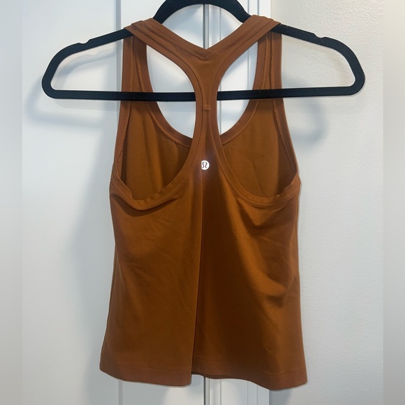 Lululemon Racerback Brown Women’s Tank Size 6 - Picture 2 of 3